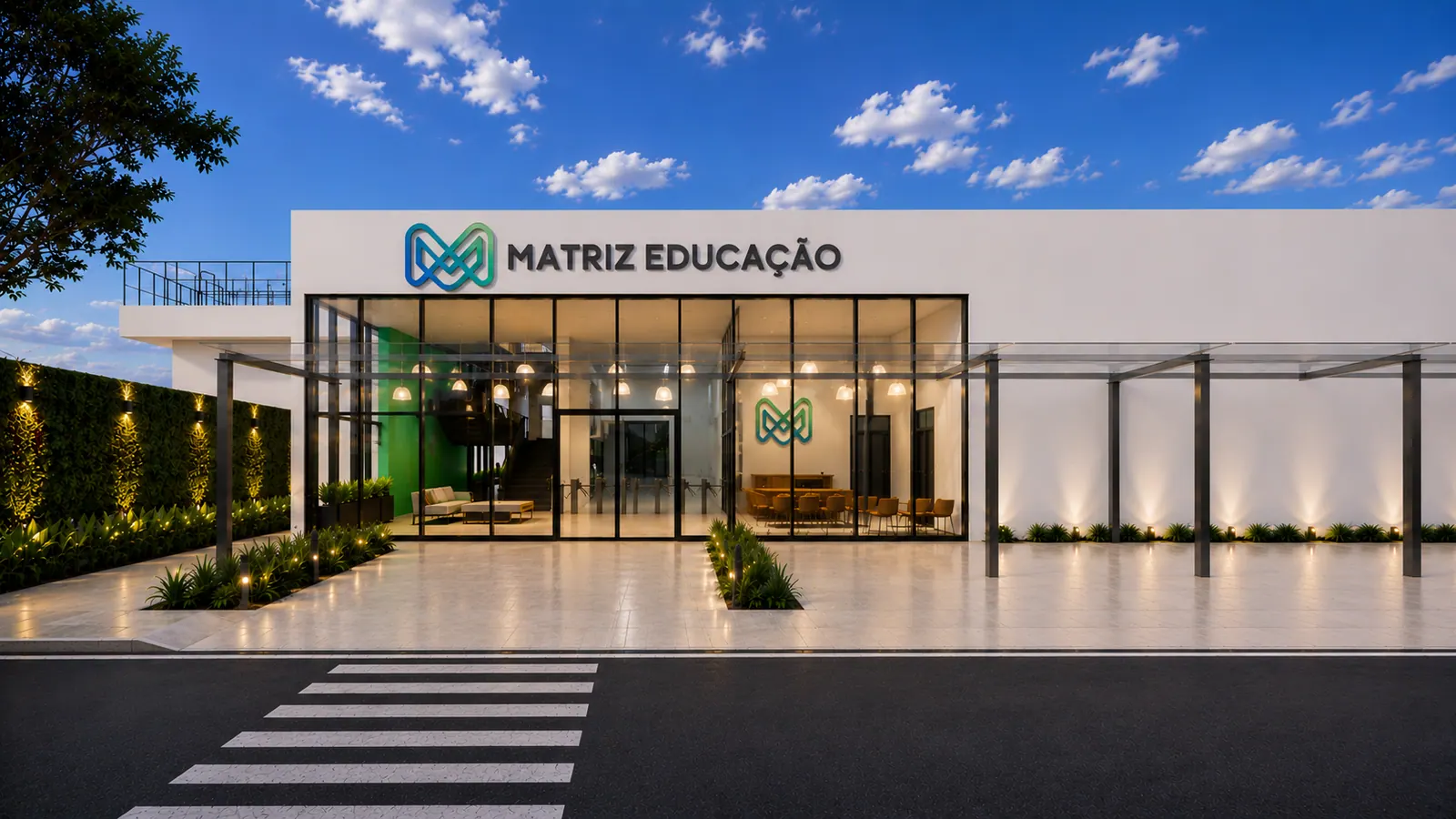Projeto visual da nova unidade Matriz Américas
